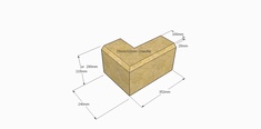 Bevel Edged Quoin Block